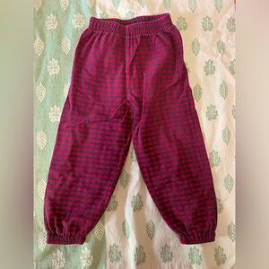 Kids Red Plaid Okie Dokie Pajama Pants (4T)